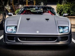 В сети показали редкий Ferrari F40 с матовом серым кузовом (ВИДЕО)