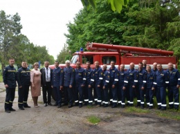 В Криворожском районе отпраздновали годовщину создания добровольной сельской пожарной команды