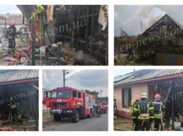 В Новоукраинке горел частный дом...(ВИДЕО)