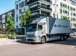 Mercedes рассказал о серийной версии электрического грузовика eActros