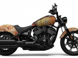 Индийская серия X No Regrets представляет дизайн мотоцикла в стиле татуировки