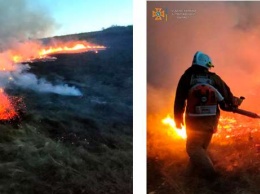 За минувшие сутки пожарные ликвидировали 16 пожаров на открытой территории