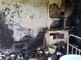 Под Южноукраинском сгорел дачный домик