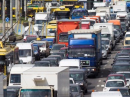 Пробки в Киеве: Кличко насчитал за сутки более 4,6 тысячи грузовиков