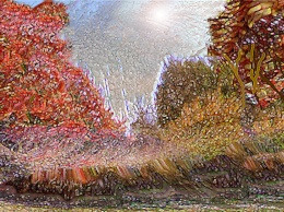 Запорожская художница необычно рисует осень - фото