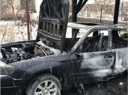 В Ужгороде неизвестные сожгли автомобили журналиста