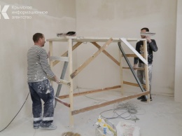 Ремонт в Крымском художественном училище завершен на 60%