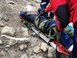 Туристка повредила ногу в горах Судака