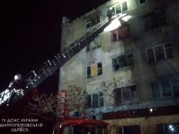 В Павлограде горело 5-этажное общежитие: из огня спасли 4 человек