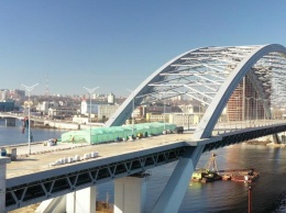 Строительство Подольско-Воскресенского моста в Киеве: на каком этапе работы