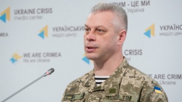 В зоне АТО за сутки погибших украинских военных нет, четверо получили ранения, - Лысенко