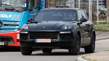 Porsche Cayenne 2018 замечен в Германии