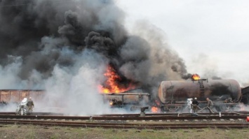 Стали известны детали пожара на ж/д станции в Краснодоне (ФОТО)