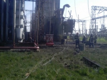 Трансформатор горел в Закарпатской области