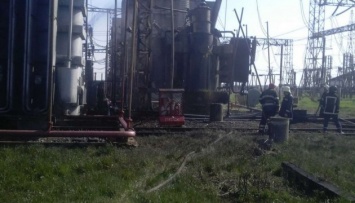 На Закарпатье горел трансформатор подстанции с 44 тоннами масла