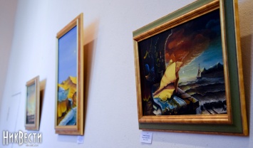 В галерее «Могилянки» открылась выставка живописи «Два контраста» - о космическом и земном