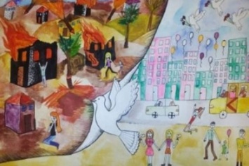 Рисунки детей Макеевки представлены на экспозиции в Москве