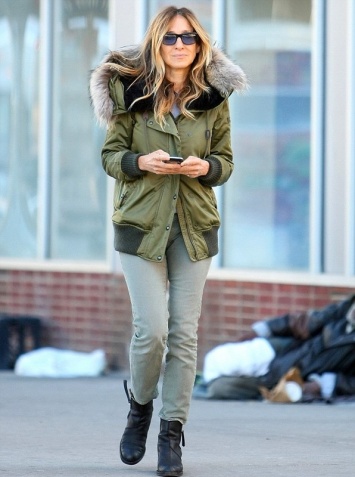 Сара Джессика Паркер на прогулке в Нью-Йорке