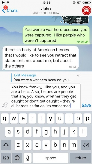 В Telegram появилась возможность редактировать сообщения в течение двух дней после отправки