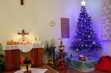 Бердянские католики и лютеране празднуют Рождественский Сочельник