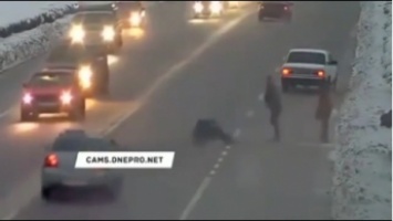 Самосуд на дороге: в Каменском водитель напал на пешеходов