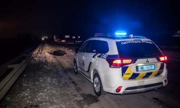 В Киевской области водитель пытался скрыться после того, как сбил пешехода