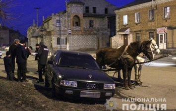 В Хмельницкой области телега протаранила автомобиль