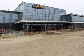 Строительство нового терминала в аэропорту Запорожья: ход работ на конец февраля 2019 года