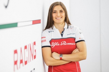 Татьяна Кальдерон - тест-пилот Alfa Romeo Racing