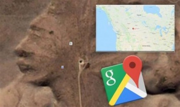 Google Maps подтверждает: В Канаде «проявилось» таинственное лицо человека-гиганта в наушниках
