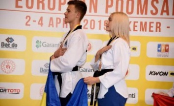 Днепровцы получили три «золота» на европейских чемпионатах по тхэквондо