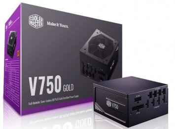 Серия блоков питания Cooler Master V Gold включает модели мощностью 650 Вт и 750 Вт
