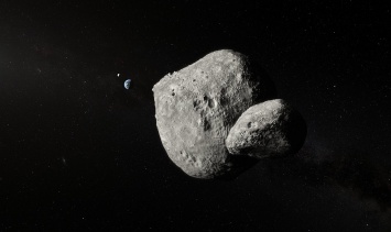 Ученые показали фото двойного астероида, пролетевшего мимо Земли