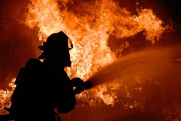 Во время пожара в Днепропетровской области пострадала женщина, - ФОТО