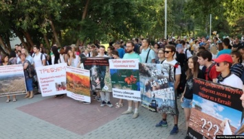 В Сибири из-за лесных пожаров собрался митинг