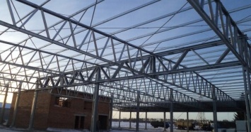 Шведы построили быстромонтируемое здание под склады в Киевской области