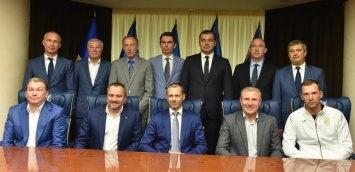 Президент УЕФА Александер Чеферин встретился с легендами украинского футбола