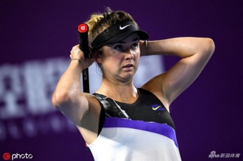 Элина Свитолина не доиграла матч второго круга теннисного турнира WTA в Гуанчжоу