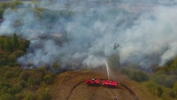 Пожары на торфяниках: Проводится тушение в 5 областях