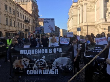 Во Львове прошел "антимеховой марш"