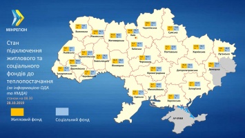 Минрегион: отопительный сезон стартовал во всех областях. На Николаевщине отапливается 6,2% жилого фонда (КАРТА)