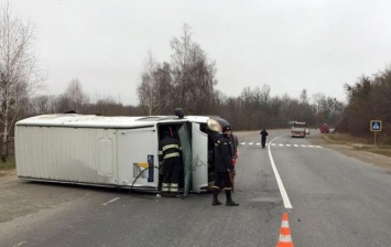 В Хмельницкой области в ДТП с микроавтобусом пострадали два человека