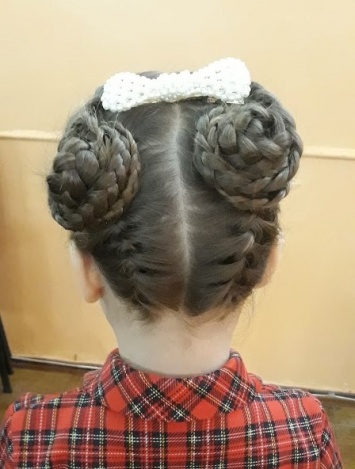 Мелитопольские школьницы заплели косы
