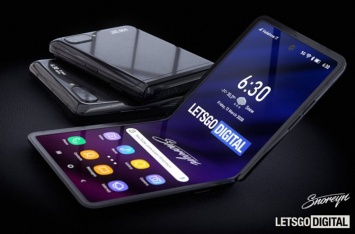 В Samsung придумали смартфон-раскладушку с гибким экраном и прозрачной крышкой