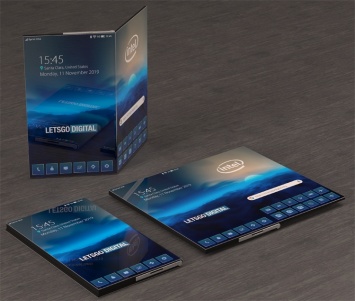 Смартфон Intel с гибким дисплеем превращается в планшет