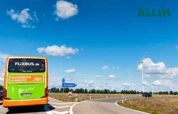 FlixBus запустил первый в мире междугородный солнечный автобус