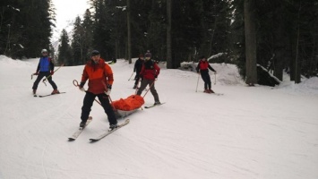 Крымские спасатели тренируются в горах Кавказа