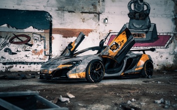 В Чернобыле засветился уникальный тюнингованный суперкар McLaren