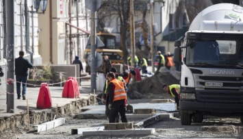 На столичном Подоле начали капитальный ремонт дорог