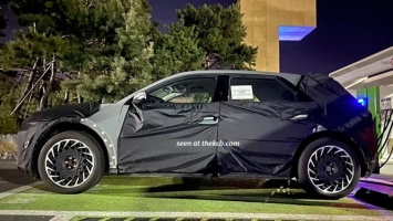 Новый электрокар Hyundai 45 снова замечен на тестах